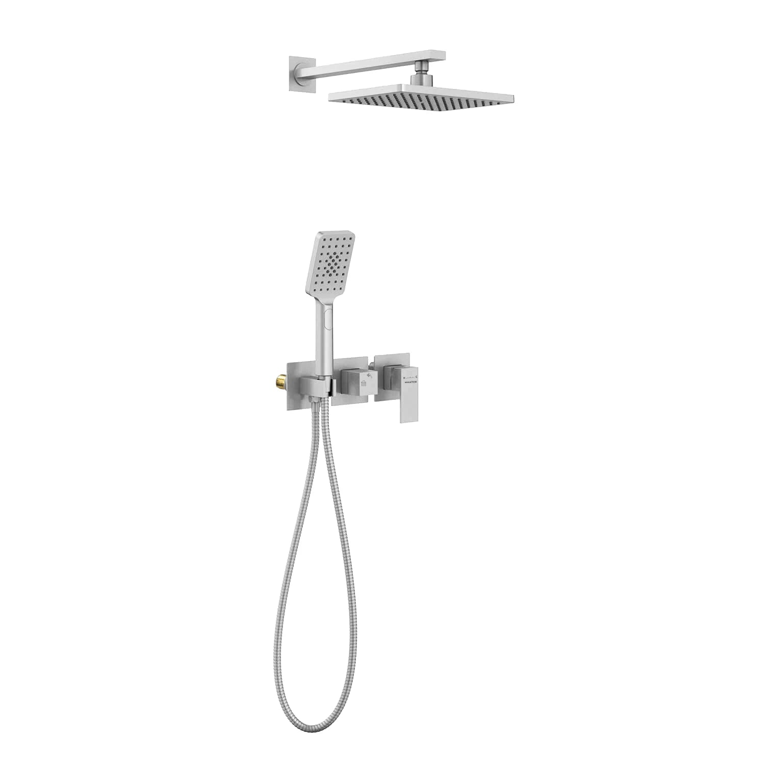 AH502000 – 2 Way Wall Concealed Shower System | Luxury Solid Brass Valve & Rainfall Shower