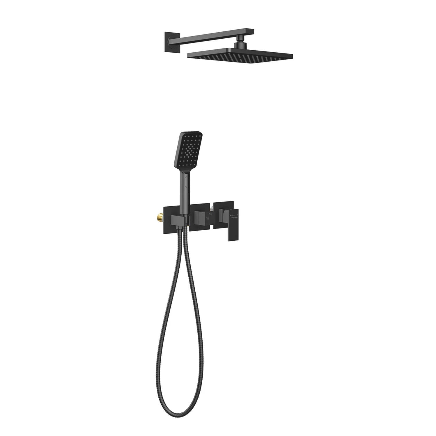 AH502000 – 2 Way Wall Concealed Shower System | Luxury Solid Brass Valve & Rainfall Shower