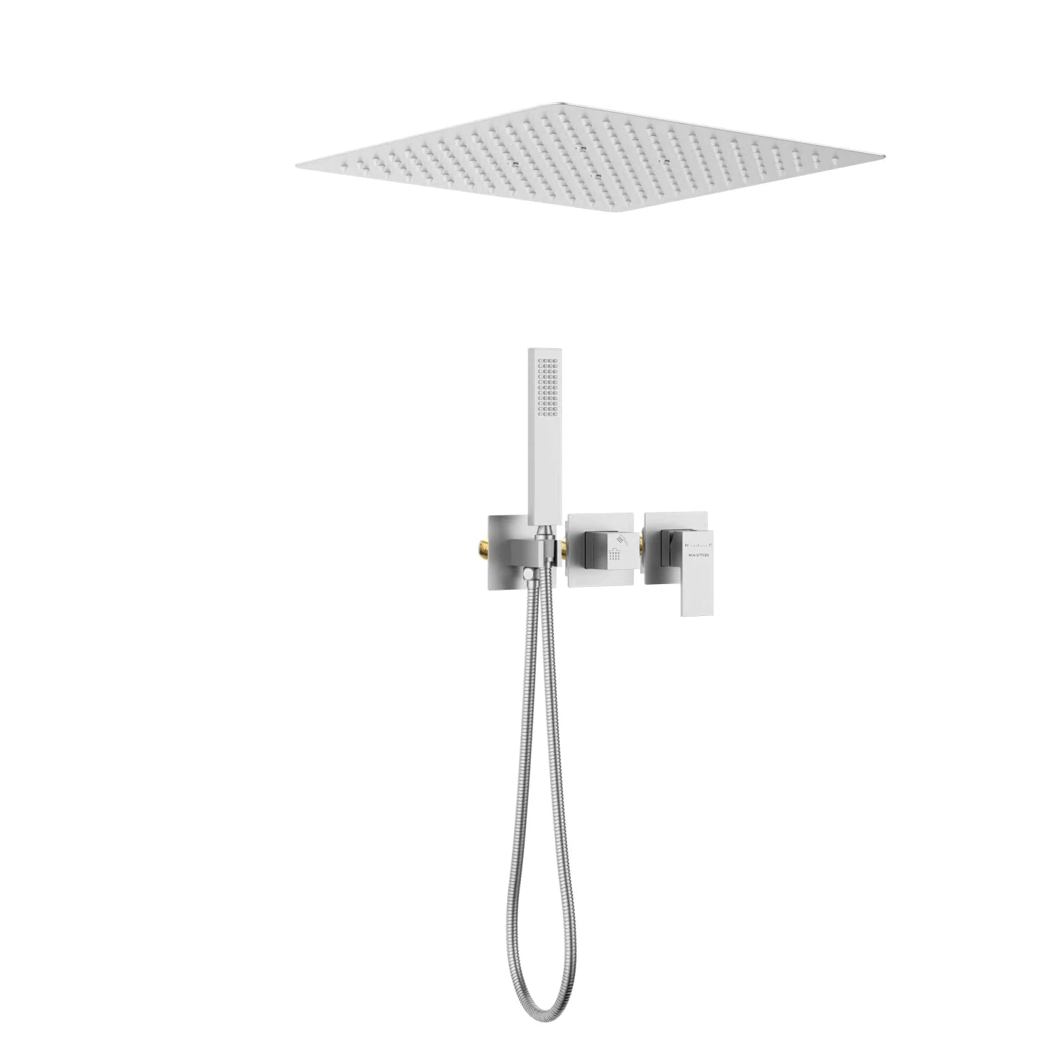Concealed 2 Way Shower Faucet with overhead shower and handshower AH502400
