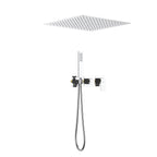 Concealed 2 Way Shower Faucet with overhead shower and handshower AH502400