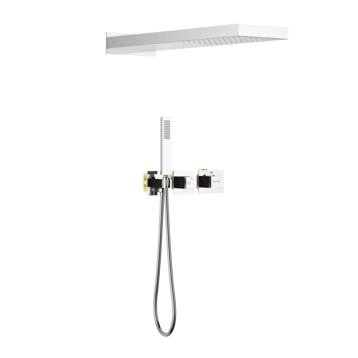Luxury 2 Way Wall Concealed Shower System-AH502600
