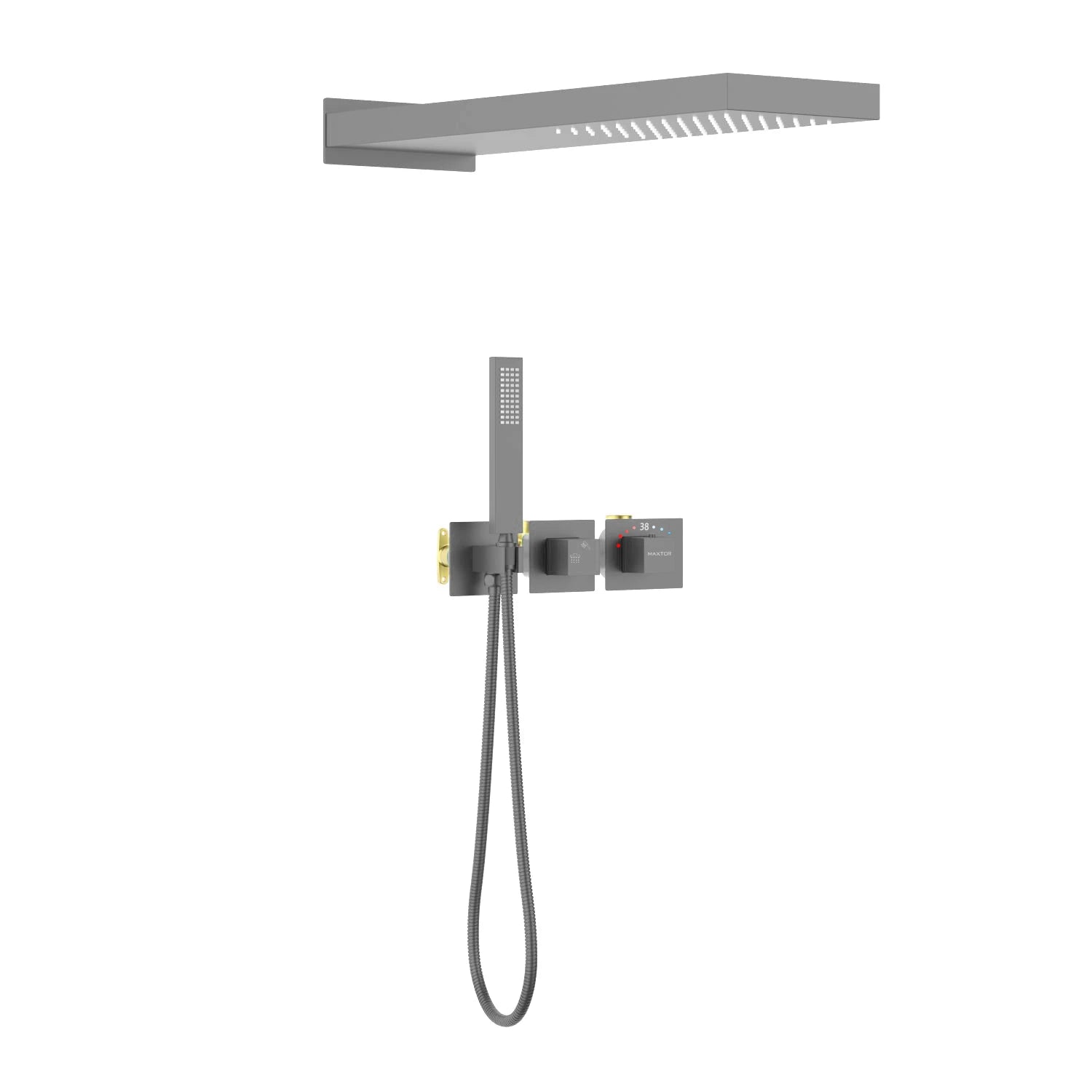 Luxury 2 Way Wall Concealed Shower System-AH502600