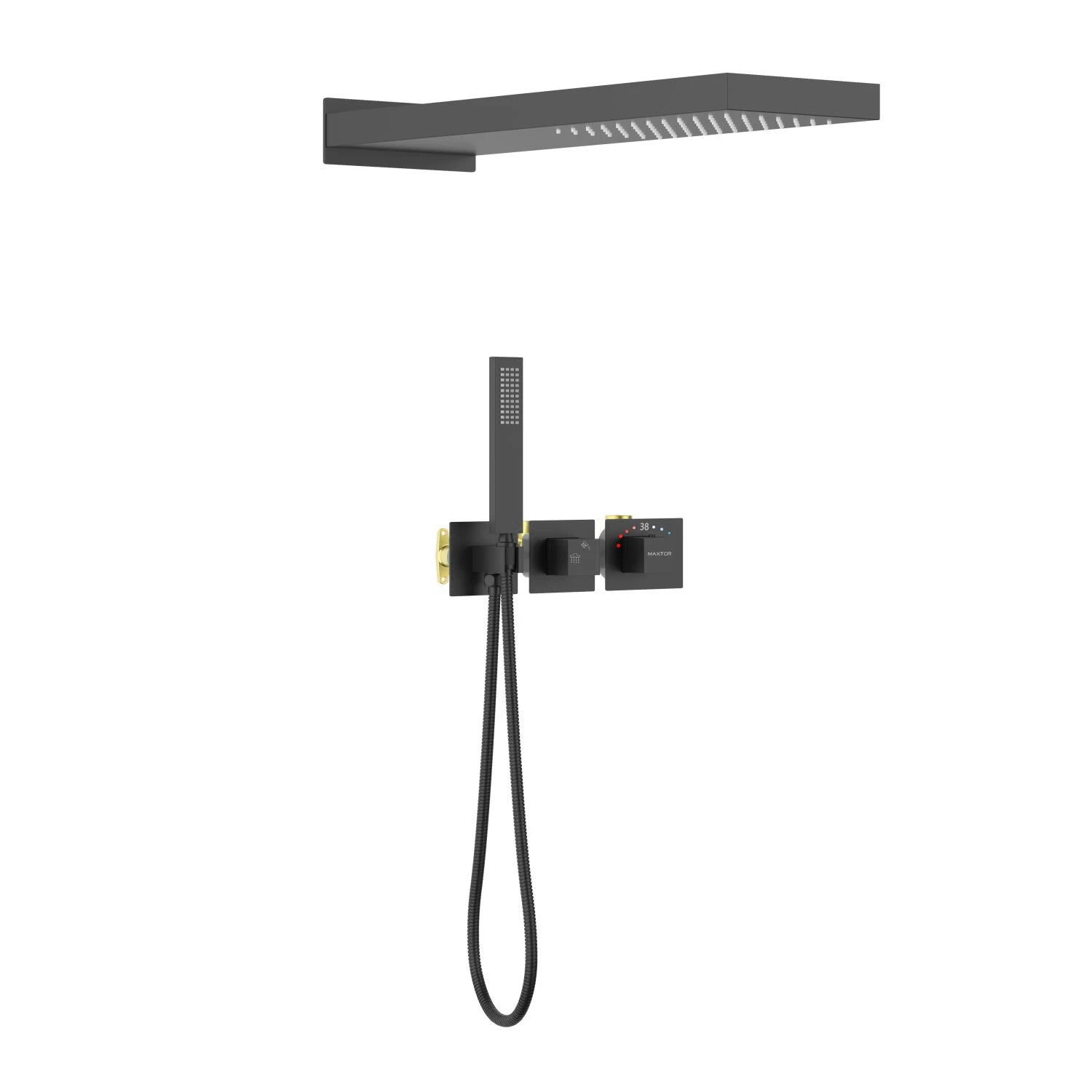 Luxury 2 Way Wall Concealed Shower System-AH502600