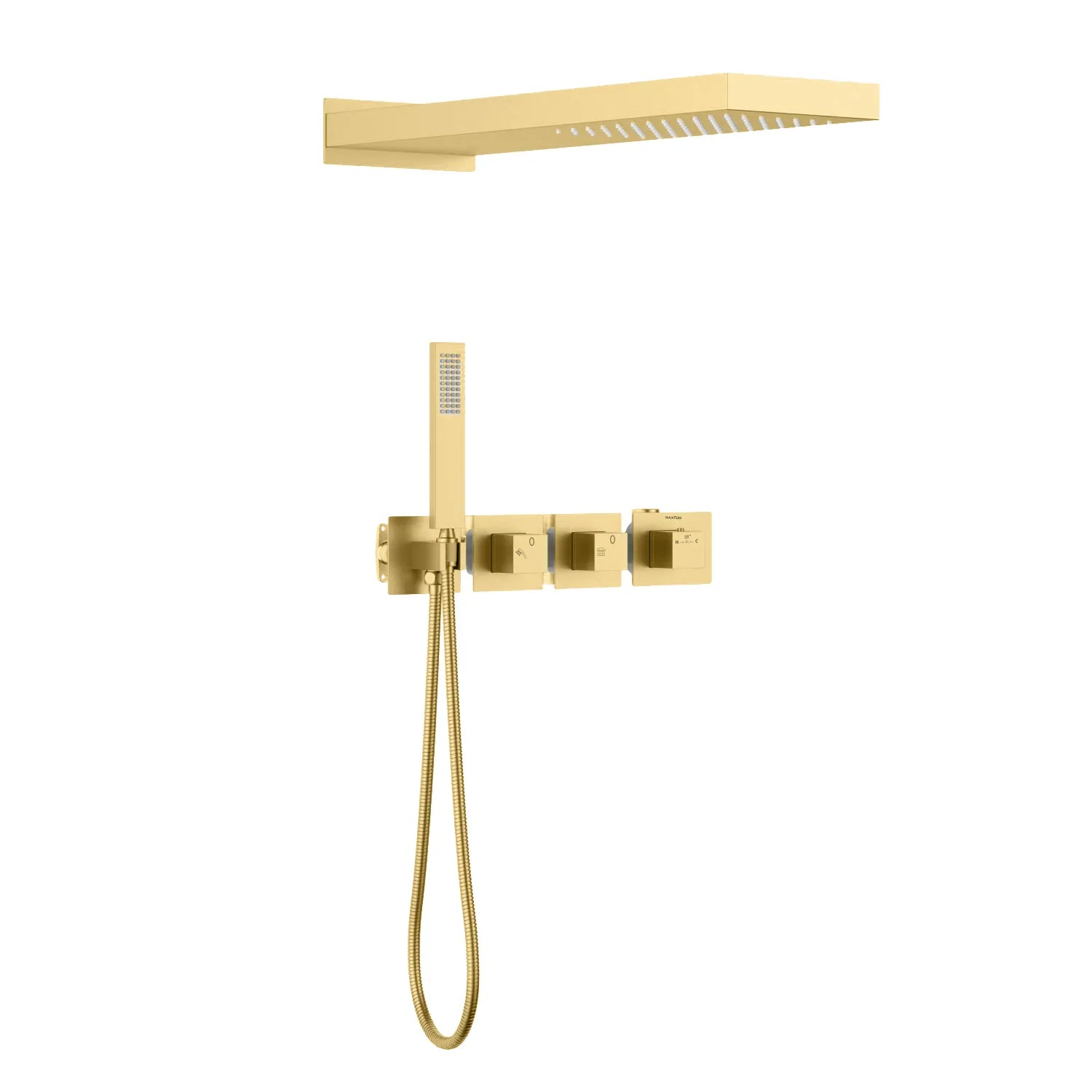 Thermostatic bathroom concealed shower kit AH512200