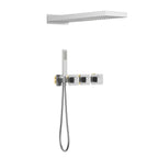 Thermostatic bathroom concealed shower kit AH512200