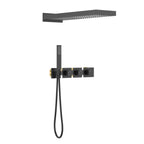 Thermostatic bathroom concealed shower kit AH512200