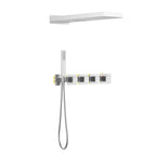 luxury wall mounted shower mixer with Franch Vernet thermostatic cartridge AH513300