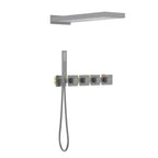 luxury wall mounted shower mixer with Franch Vernet thermostatic cartridge AH513300