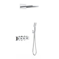 Modern Thermostatic Wall-concealed Shower Faucet Set AH513400 Chrome