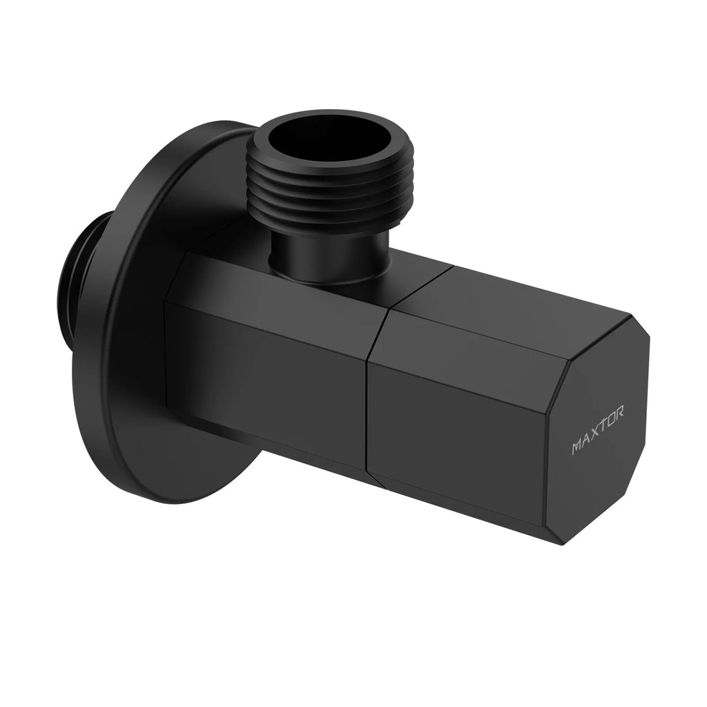 olid Brass Angle Valve – Ceramic Cartridge – AV01 Matte Black