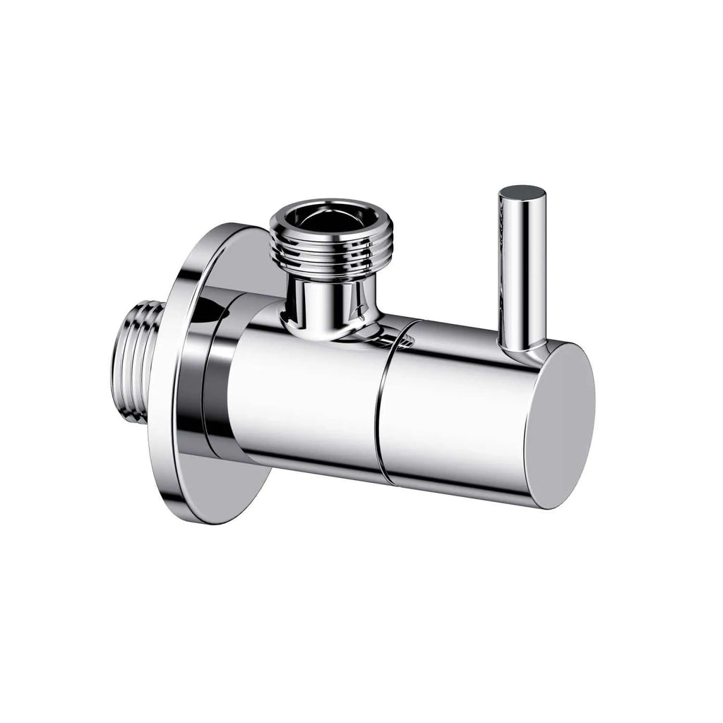 Solid Brass Angle Valve – Ceramic Cartridge – AV03 Chrome