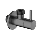 Solid Brass Angle Valve – Ceramic Cartridge – AV03 Brushed Gun Metal
