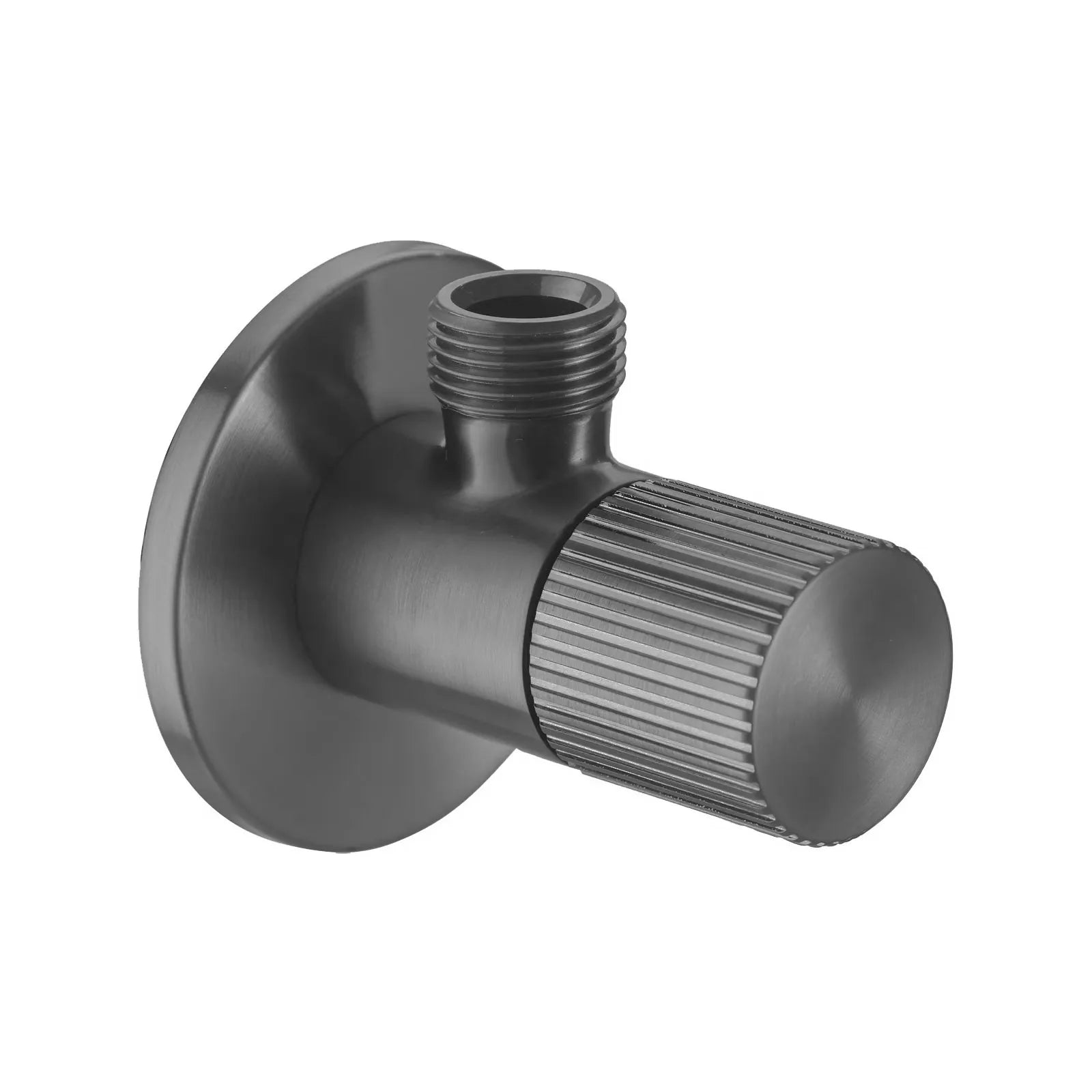 Luxury Design Solid Brass Angle Valve – Ceramic Disc Cartridge – AV06 Brushed Gun Metal