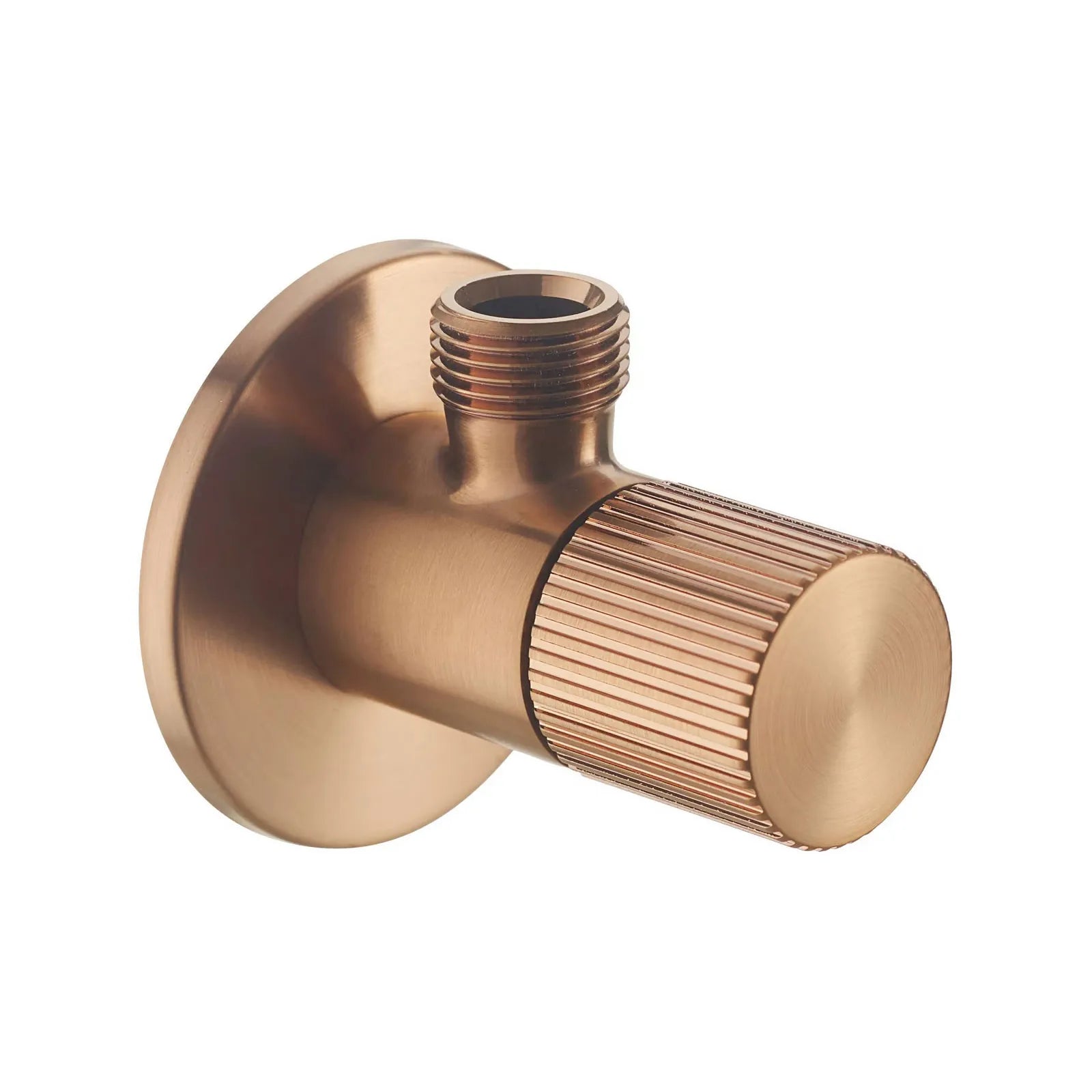Luxury Design Solid Brass Angle Valve – Ceramic Disc Cartridge – AV06 Rose Gold