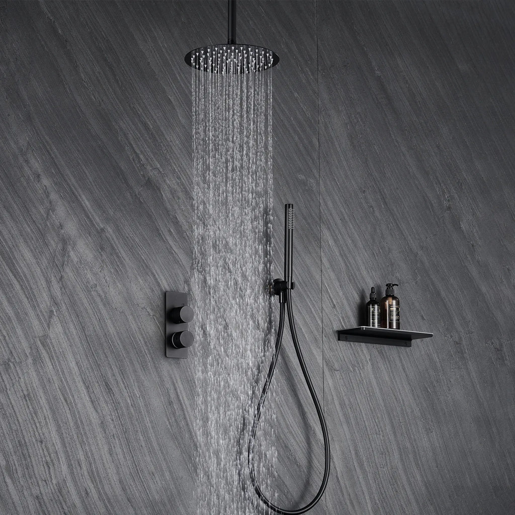 Circular 2-Way Wall Concealed Shower System AV502004