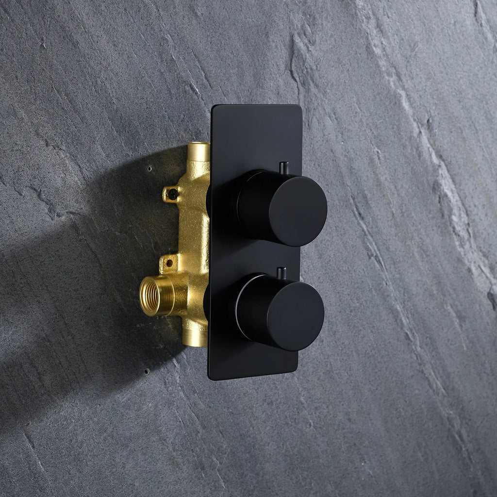 Circular 2-Way Wall Concealed Shower System AV502004