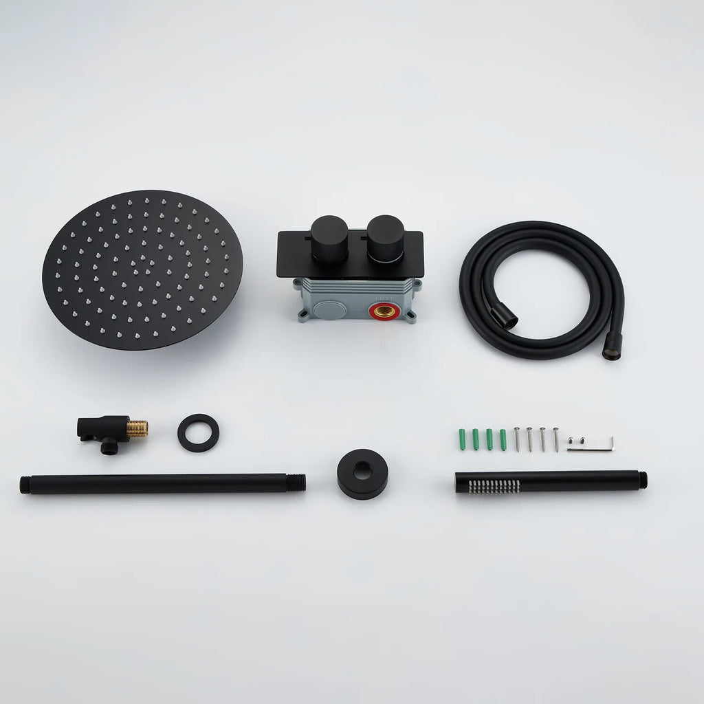 Circular 2-Way Wall Concealed Shower System AV502004