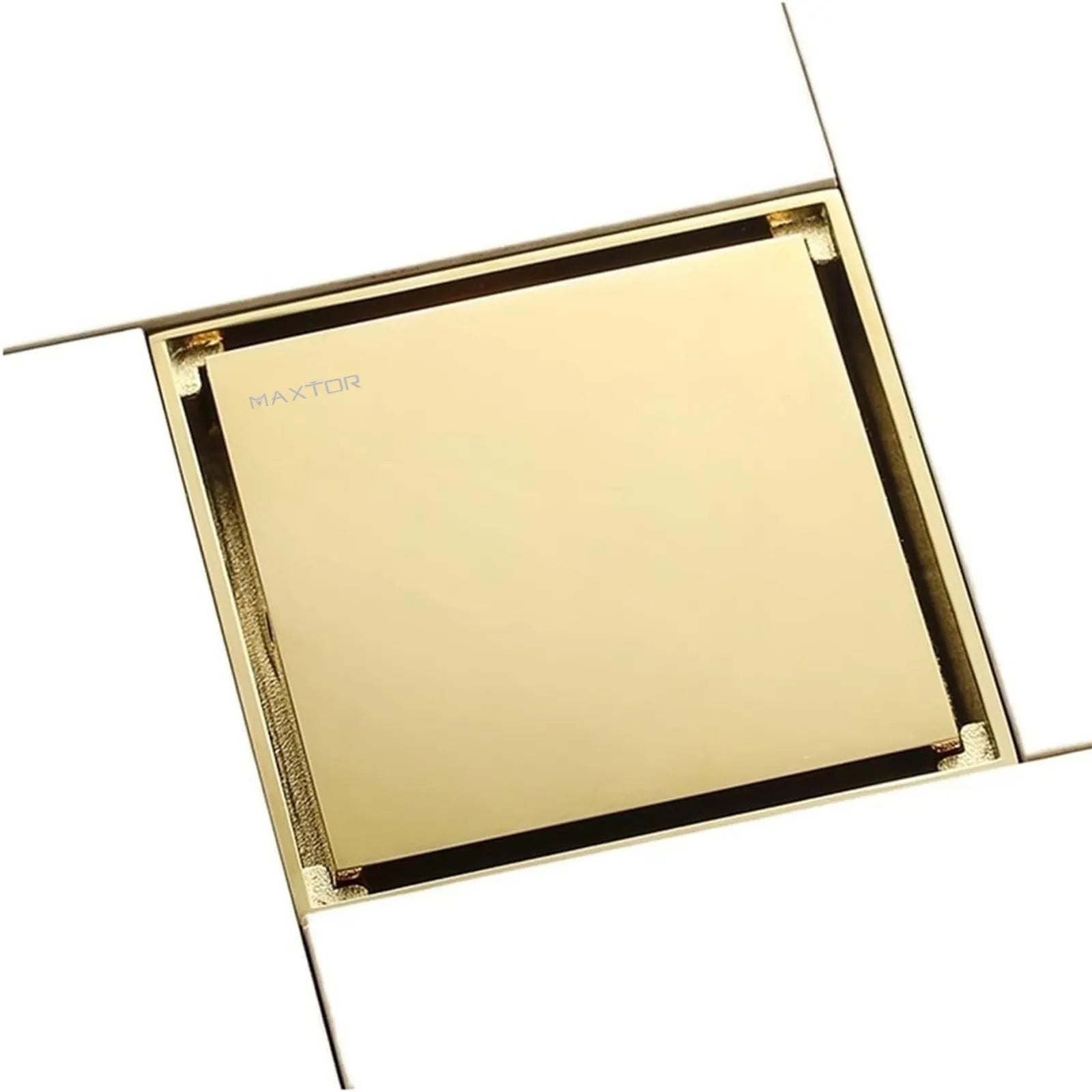 Square Solid Brass Floor Drain – Anti-Odor Gravity Drainage – BFD0001