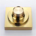 Square Solid Brass Floor Drain – Anti-Odor Gravity Drainage – BFD0001