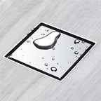 Square Solid Brass Floor Drain – Anti-Odor Gravity Drainage – BFD0001