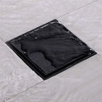 Square Solid Brass Floor Drain – Anti-Odor Gravity Drainage – BFD0001