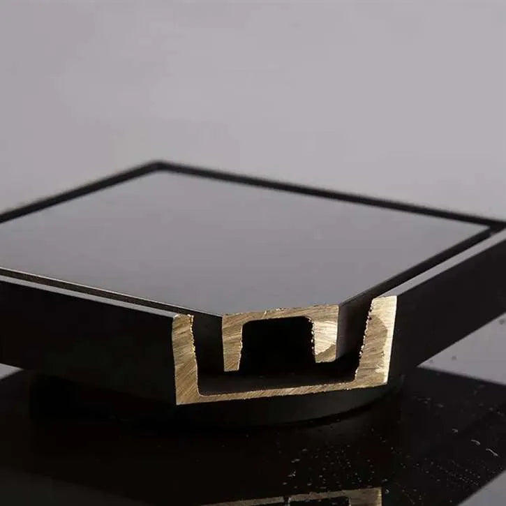 Square Solid Brass Floor Drain – Anti-Odor Gravity Drainage – BFD0001