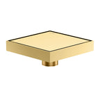 150x150mm Solid Brass Square Floor Drain – Tile Insert Anti-Odor Drain – BFD21003 Brushed Gold