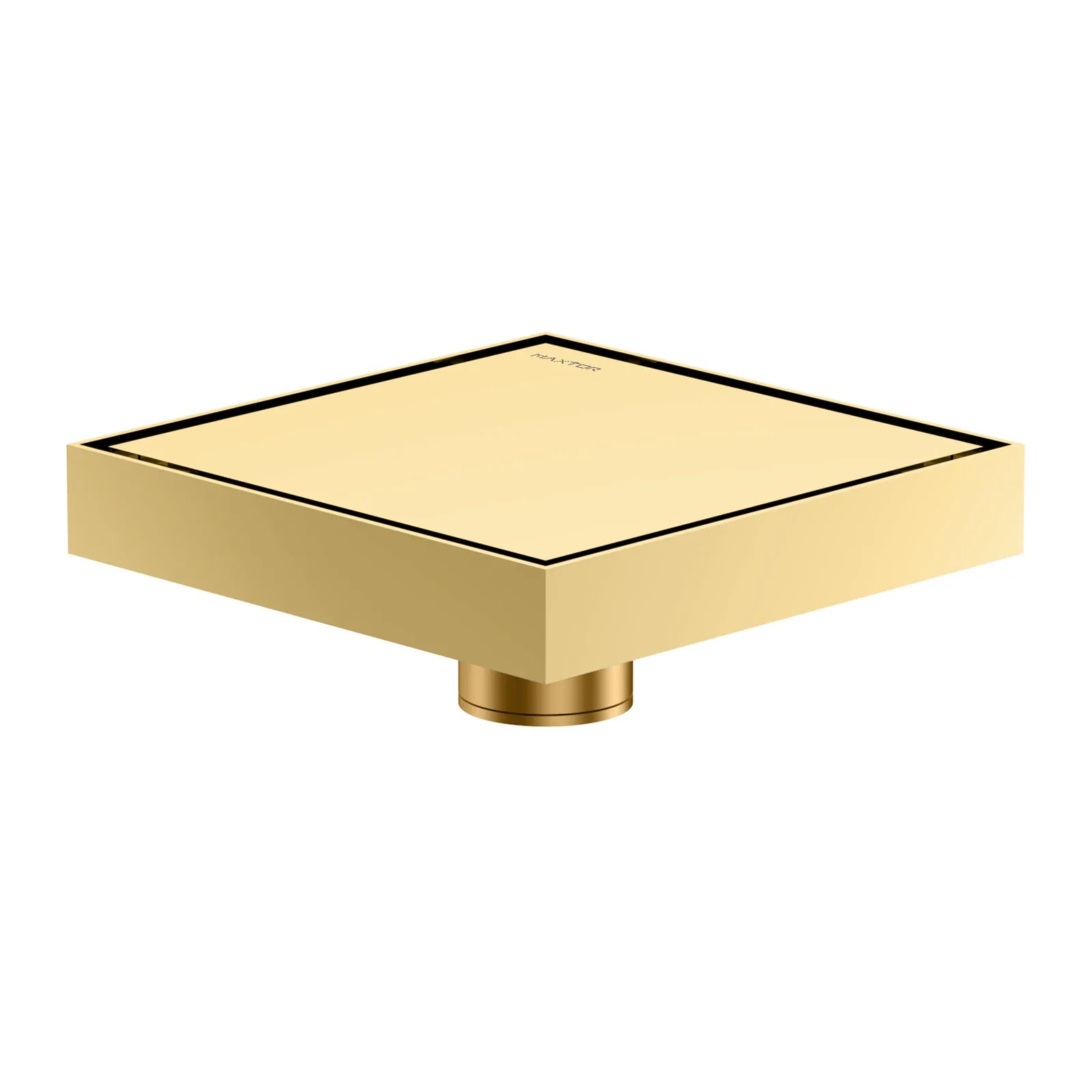 150x150mm Solid Brass Square Floor Drain – Tile Insert Anti-Odor Drain – BFD21003 Brushed Gold