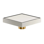 150x150mm Solid Brass Square Floor Drain – Tile Insert Anti-Odor Drain – BFD21003 Brushed Nickel