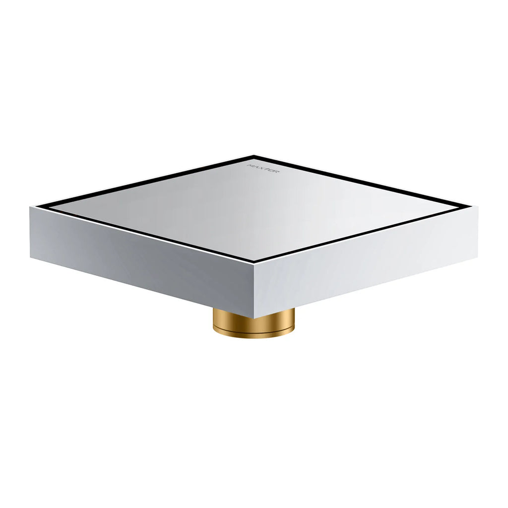 150x150mm Solid Brass Square Floor Drain – Tile Insert Anti-Odor Drain – BFD21003 Chrome