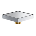 150x150mm Solid Brass Square Floor Drain – Tile Insert Anti-Odor Drain – BFD21003 Chrome