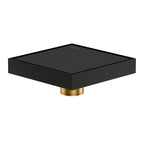 150x150mm Solid Brass Square Floor Drain – Tile Insert Anti-Odor Drain – BFD21003 Matte Black