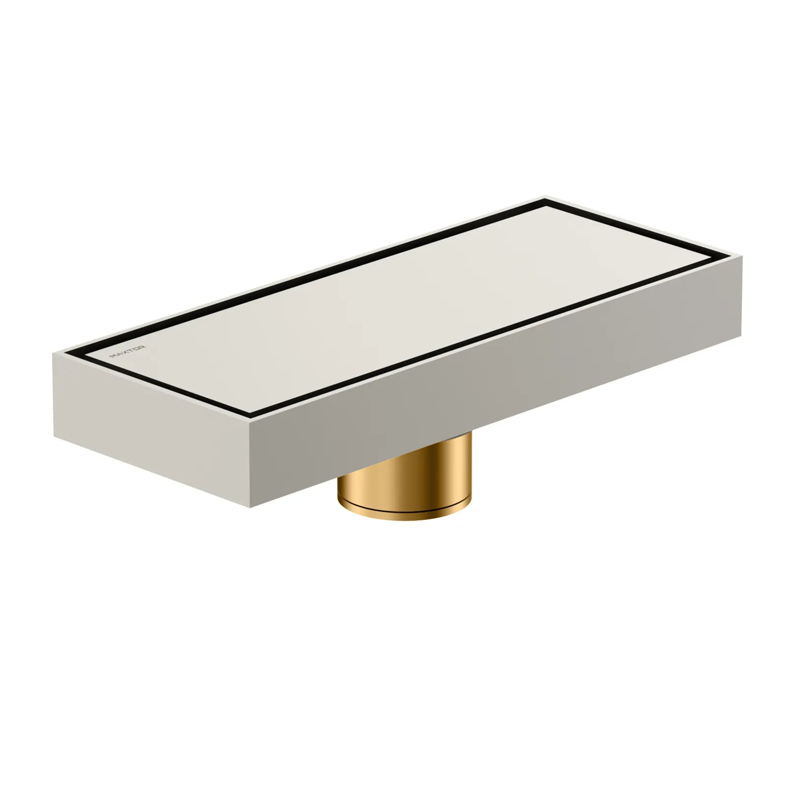 200x80mm Solid Brass Linear Shower Drain – Invisible Tile Insert Cover – BFD21004