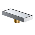 200x80mm Solid Brass Linear Shower Drain – Invisible Tile Insert Cover – BFD21004 Chrome