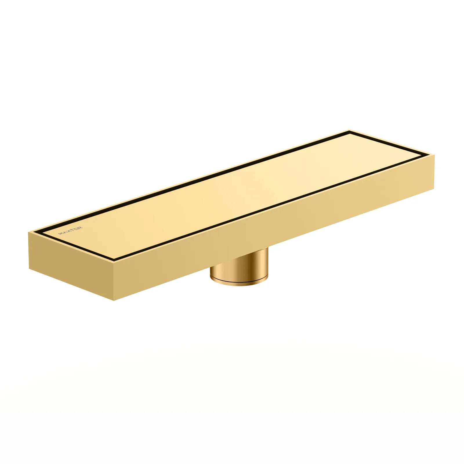 300x80mm Solid Brass Linear Shower Drain – Invisible Tile Insert Cover – BFD21006