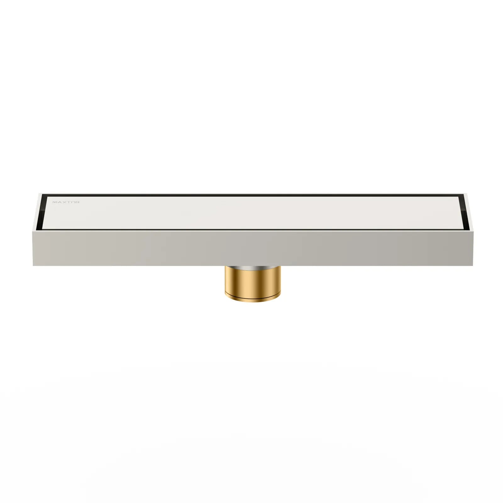 300x80mm Solid Brass Linear Shower Drain – Invisible Tile Insert Cover – BFD21006
