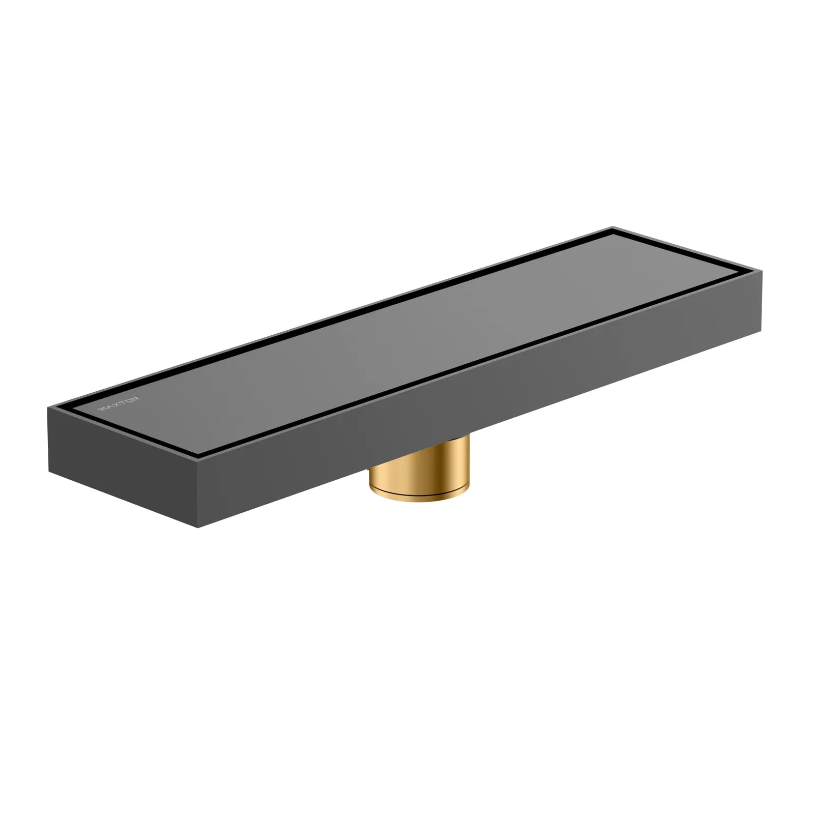 300x80mm Solid Brass Linear Shower Drain – Invisible Tile Insert Cover – BFD21006