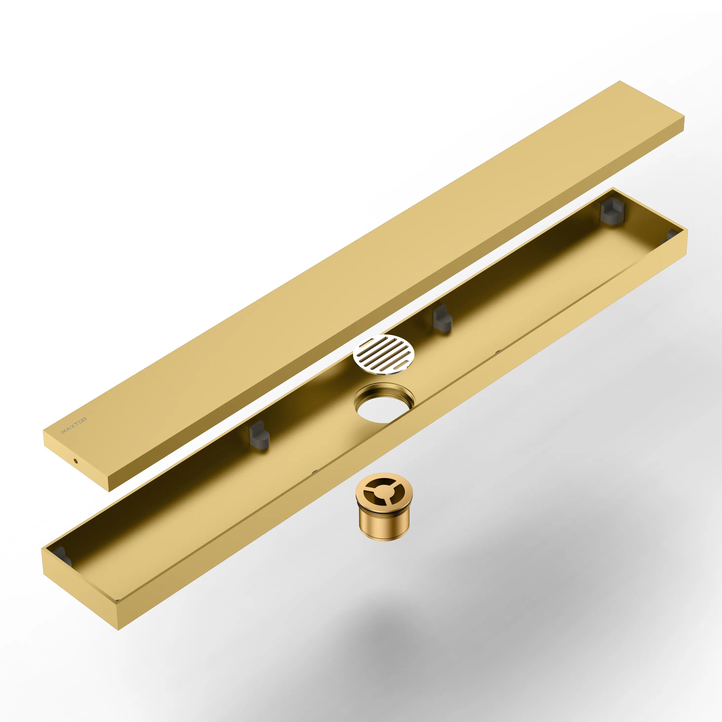 600x80x59mm SUS 304 Linear Shower Drain – Anti-Odor Core – BFD21008