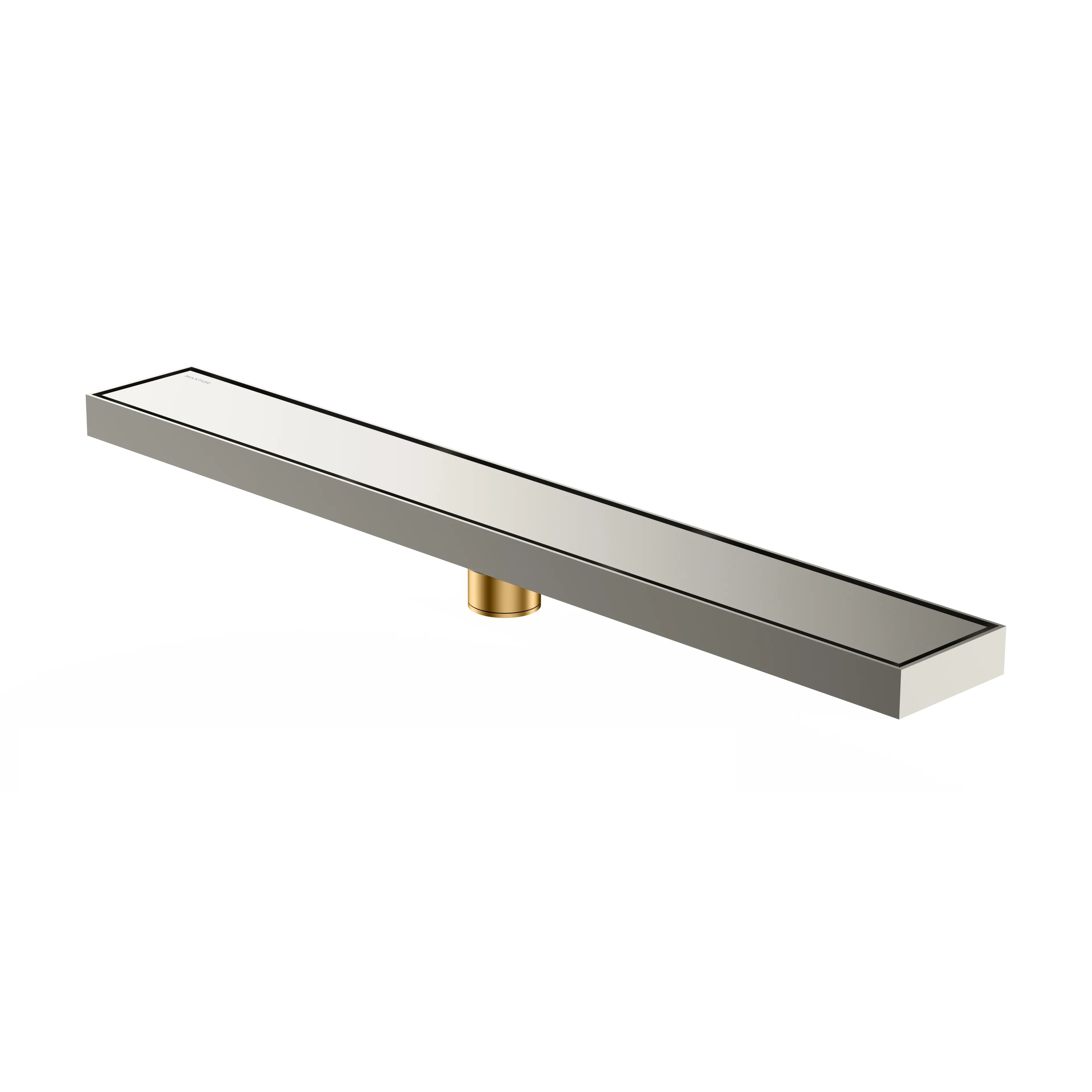 600x80x59mm SUS 304 Linear Shower Drain – Anti-Odor Core – BFD21008 Brushed Nickel