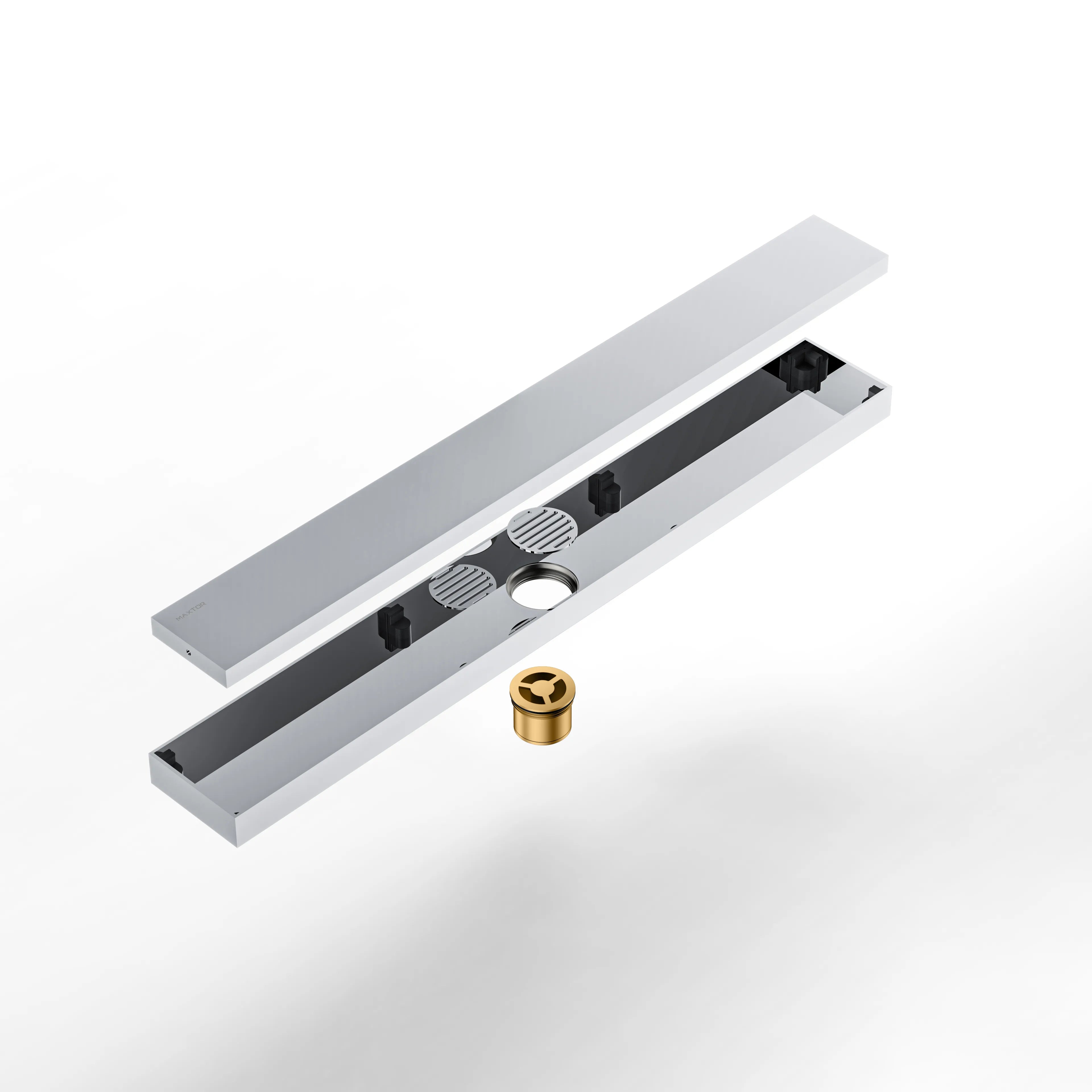 600x80x59mm SUS 304 Linear Shower Drain – Anti-Odor Core – BFD21008