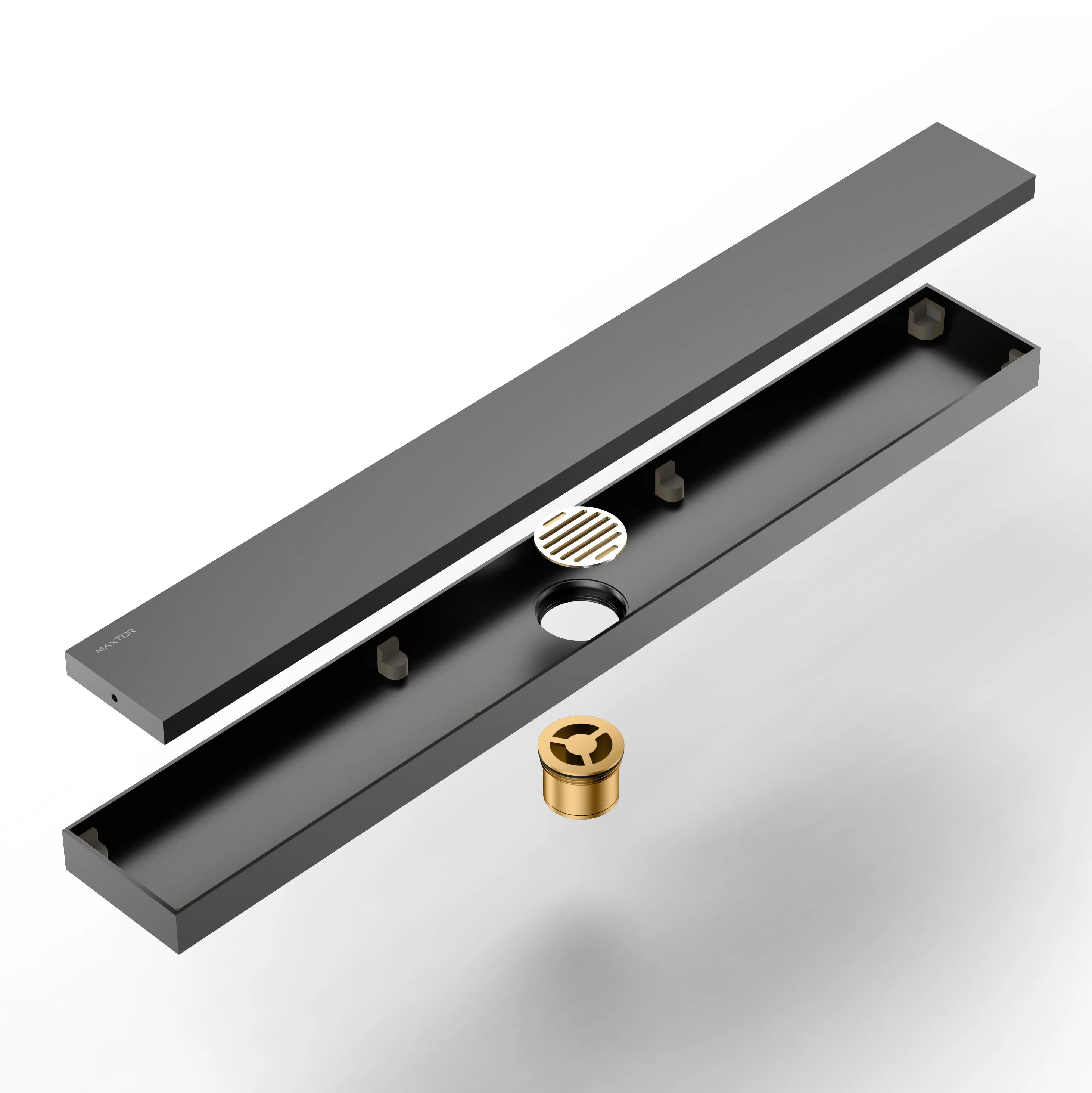 600x80x59mm SUS 304 Linear Shower Drain – Anti-Odor Core – BFD21008