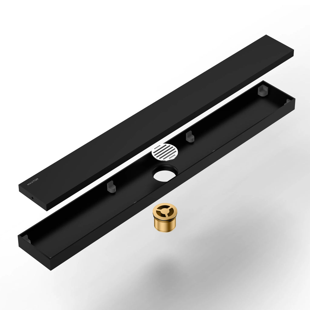 600x80x59mm SUS 304 Linear Shower Drain – Anti-Odor Core – BFD21008