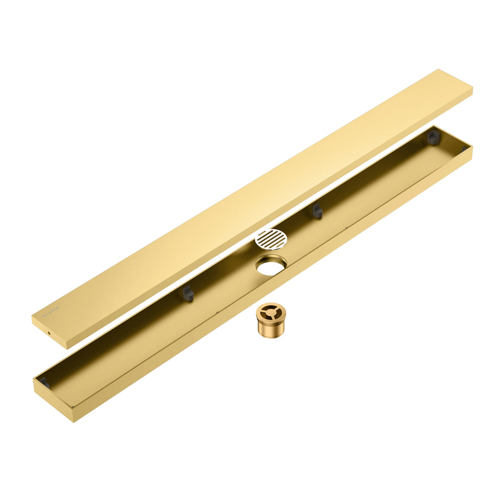 800x80x59mm SUS 304 Linear Shower Drain – Anti-Odor Core – BFD21008