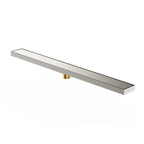 800x80x59mm SUS 304 Linear Shower Drain – Anti-Odor Core – BFD21008 Brushed Nickel