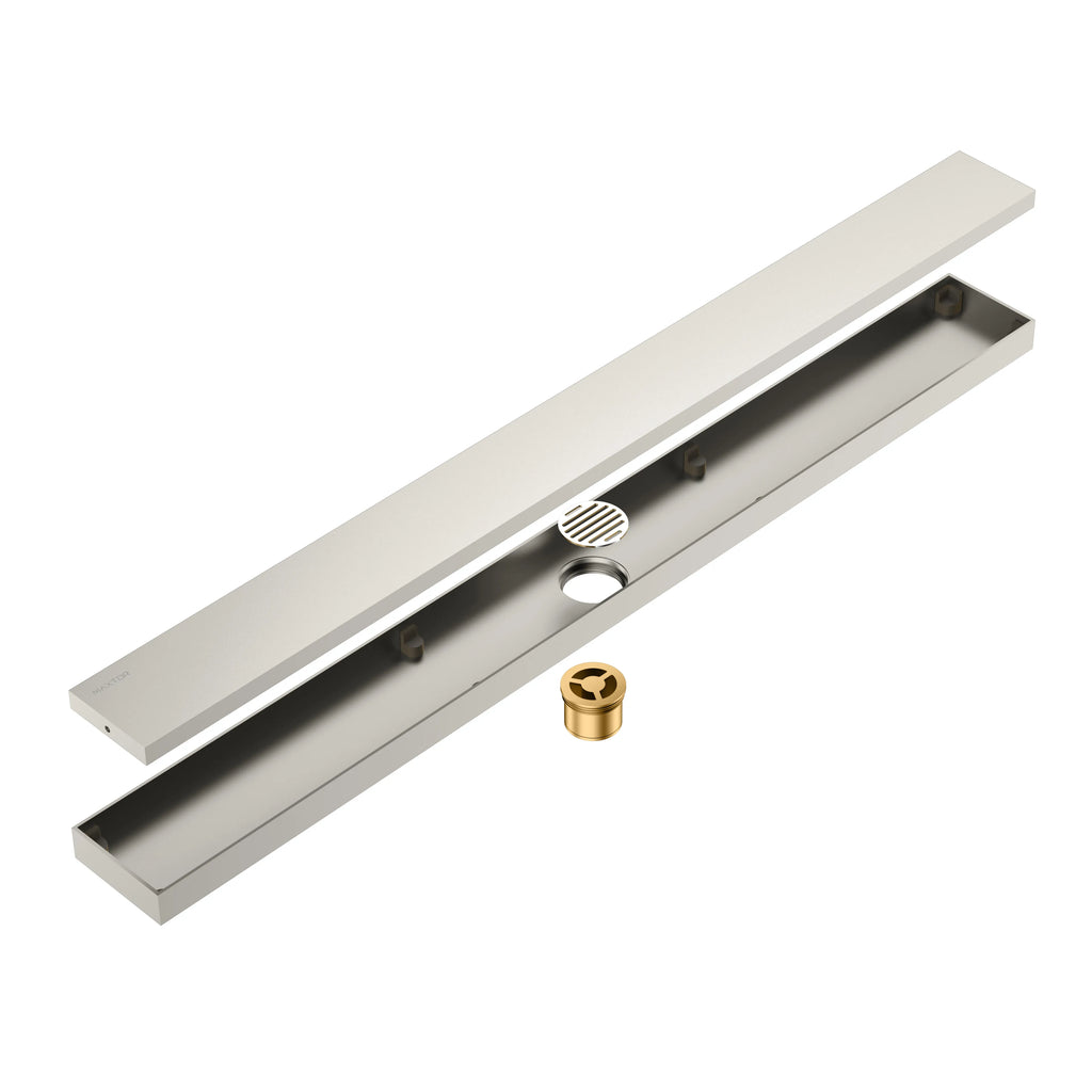 800x80x59mm SUS 304 Linear Shower Drain – Anti-Odor Core – BFD21008