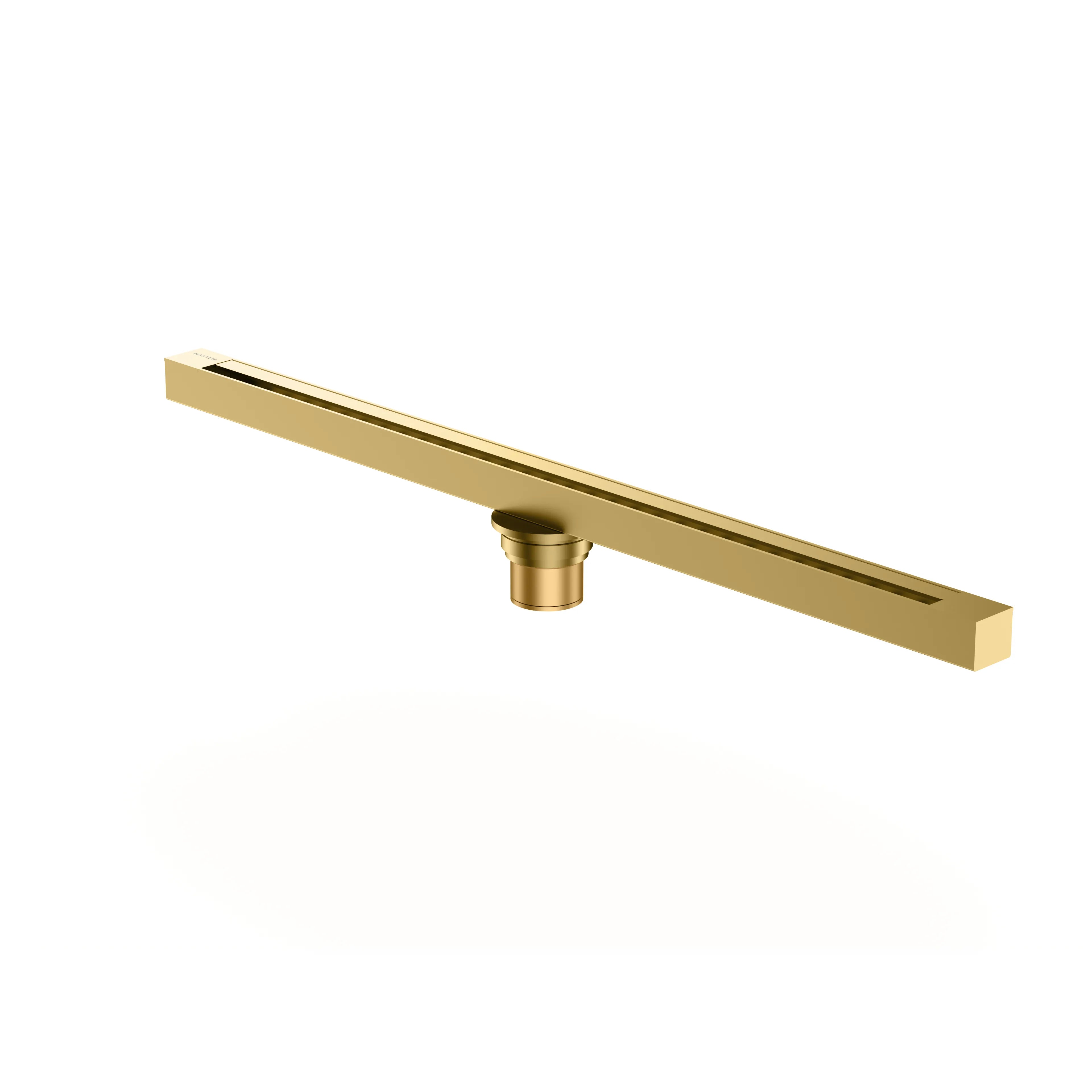 600x35x65mm Super Slim Linear Shower Drain – Anti-Odor Core – BFD21014 Brushed Gold