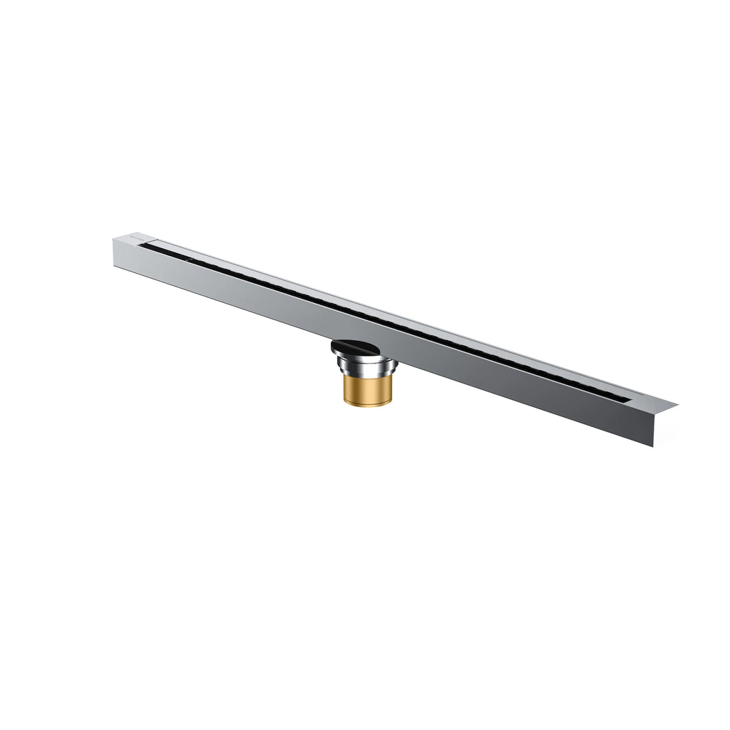 600x35x65mm Super Slim Linear Shower Drain – Anti-Odor Core – BFD21014 Chrome