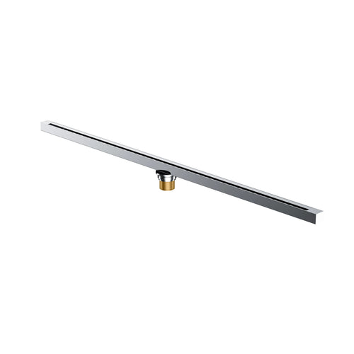 1000x35x65mm Super Slim Linear Shower Drain with Anti-Odor Core-BFD21016 Chrome