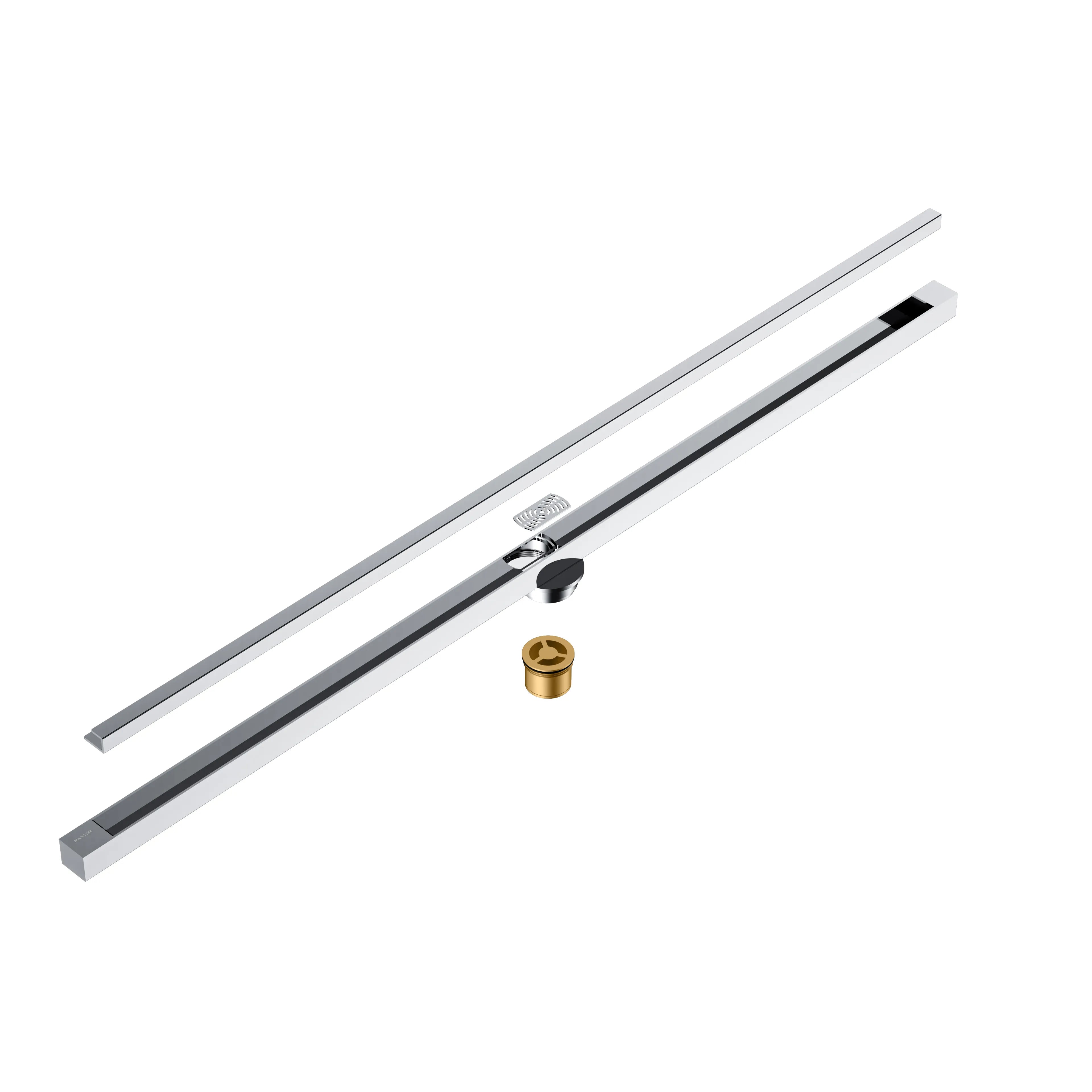 1000x35x65mm Super Slim Linear Shower Drain with Anti-Odor Core-BFD21016