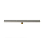 600x68x60mm Linear Shower Drain – Slotted Grate Cover – BFD21017